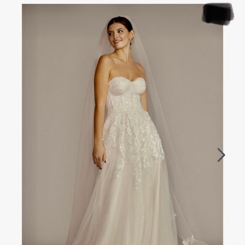 Beautiful A line Wedding Dress
